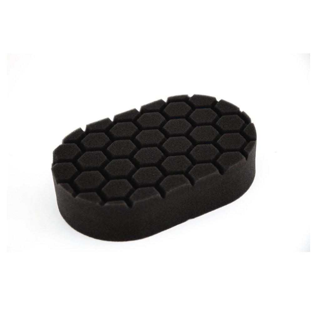 Chemical Guys BUFX_203 Hex-Logic Finishing Hand Applicator Pad, Black (3 in. x 6 in. x 1 in.) - NewNest Australia