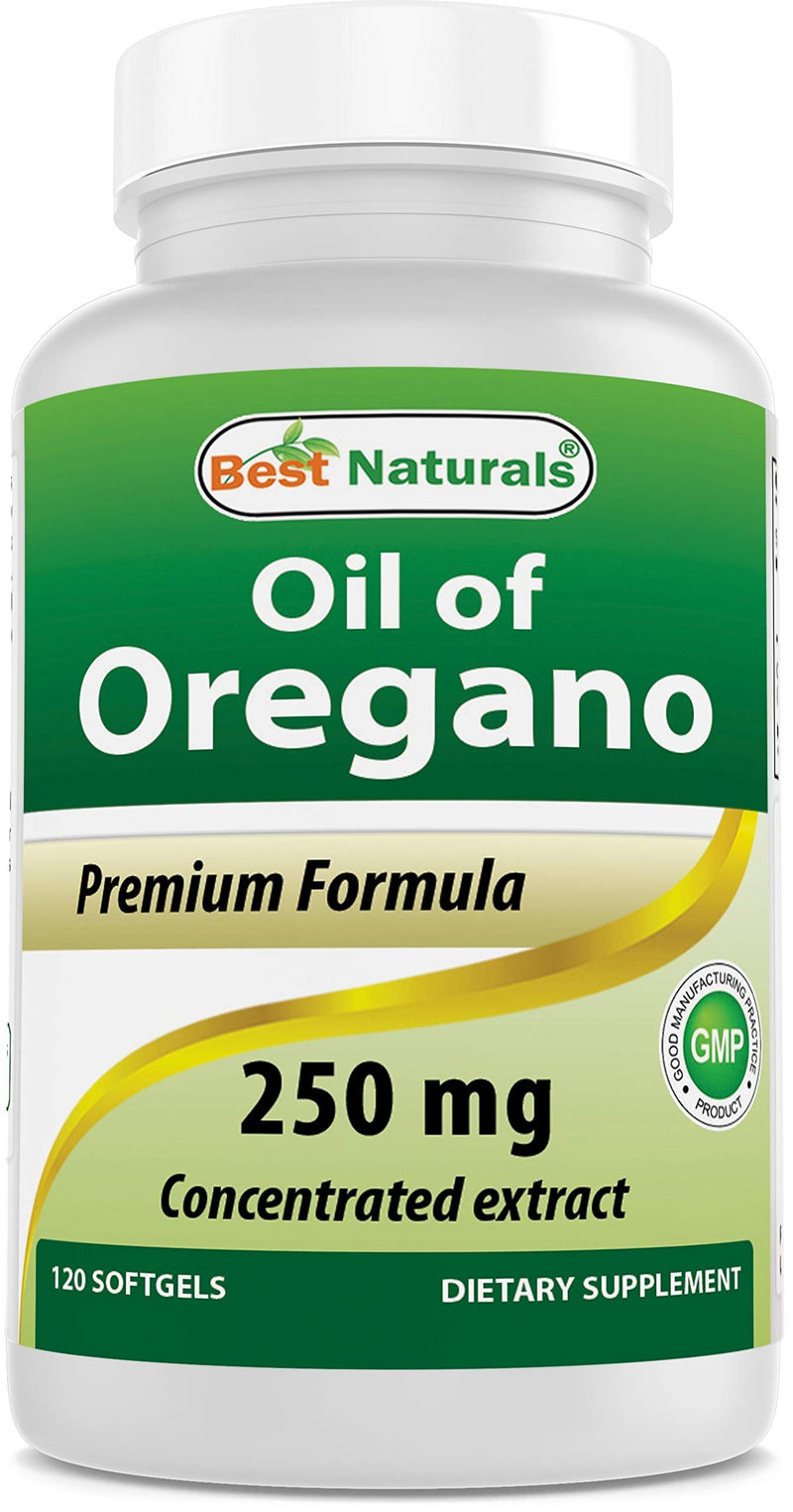 Best Naturals Oregano Oil 250 Mg Softgels, 120Count 120 Count (Pack of 1) - NewNest Australia