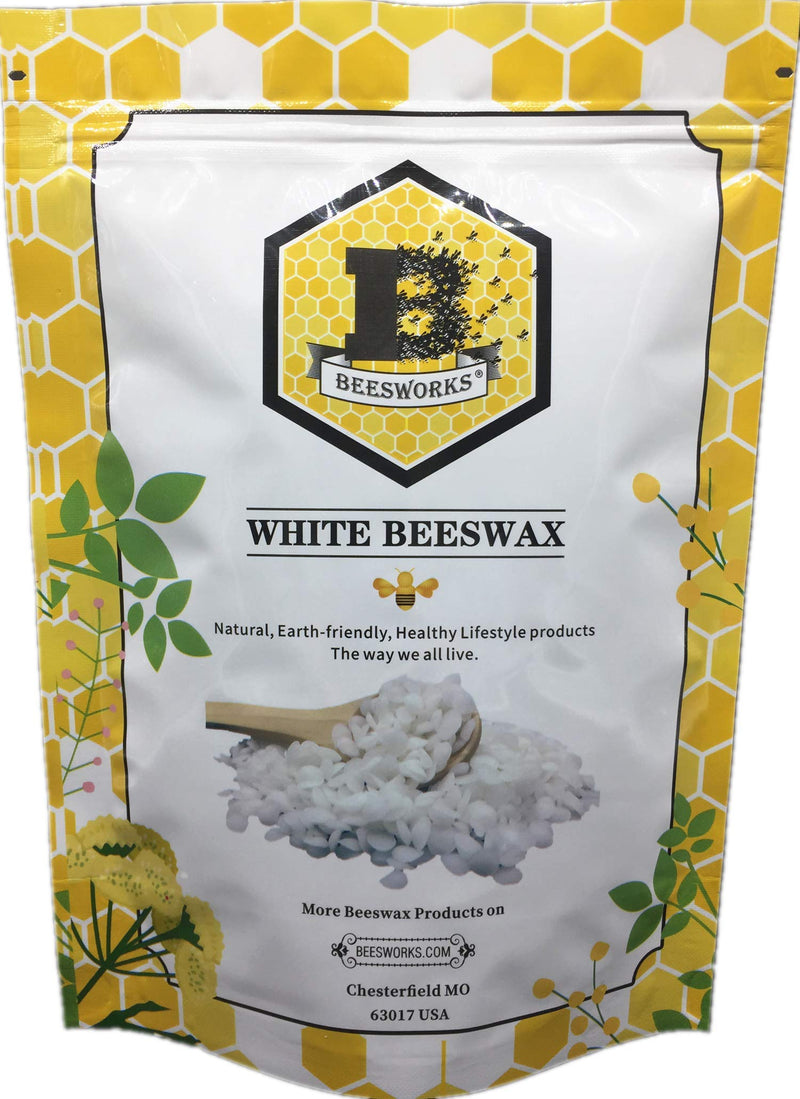 1-lb Pure White BEESWAX Pellets-100% Pure - NewNest Australia