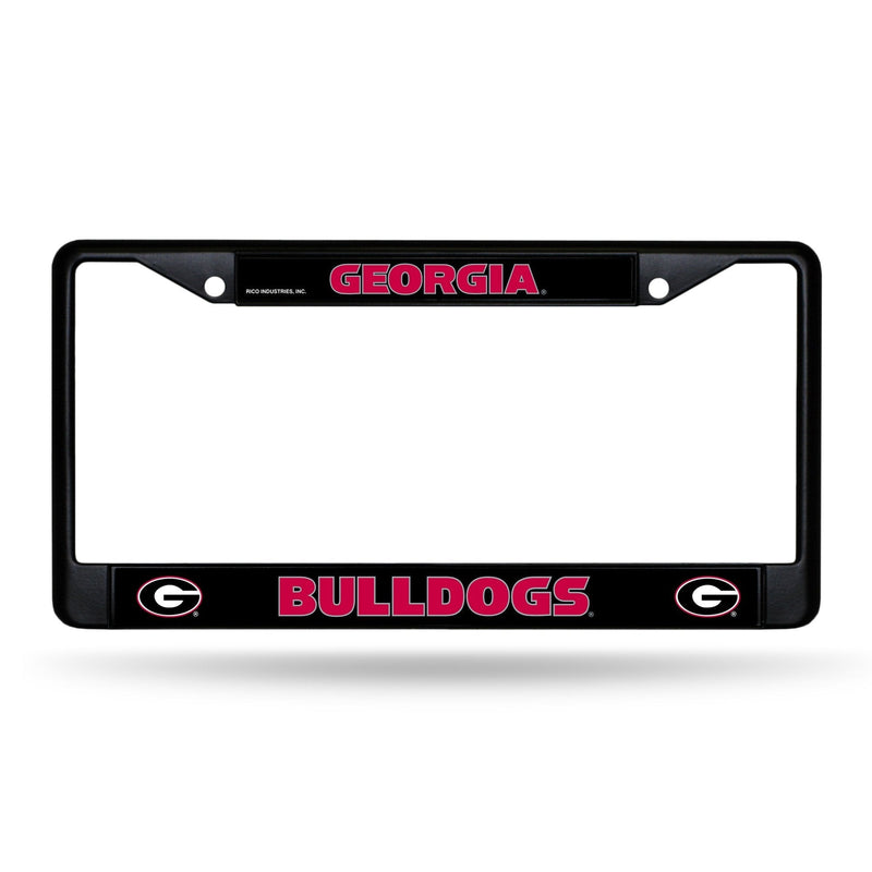 Rico Industries NCAA Unisex-Adult Standard Chrome License Plate Frame Georgia Bulldogs One Size Team Color - NewNest Australia