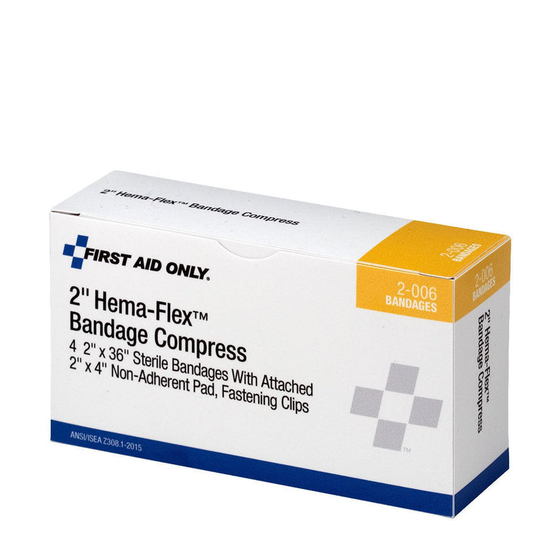 First Aid Only 2-006 Hema-Flex Bandage Compress, 36 Length x 2 Width - NewNest Australia