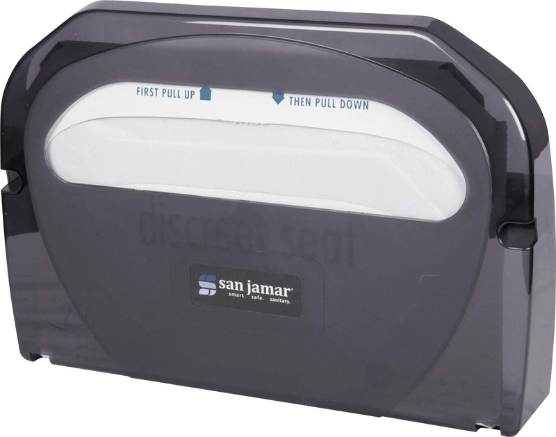 San Jamar TS510TBK Toilet Seat Cover Dispenser, Black Pearl - NewNest Australia