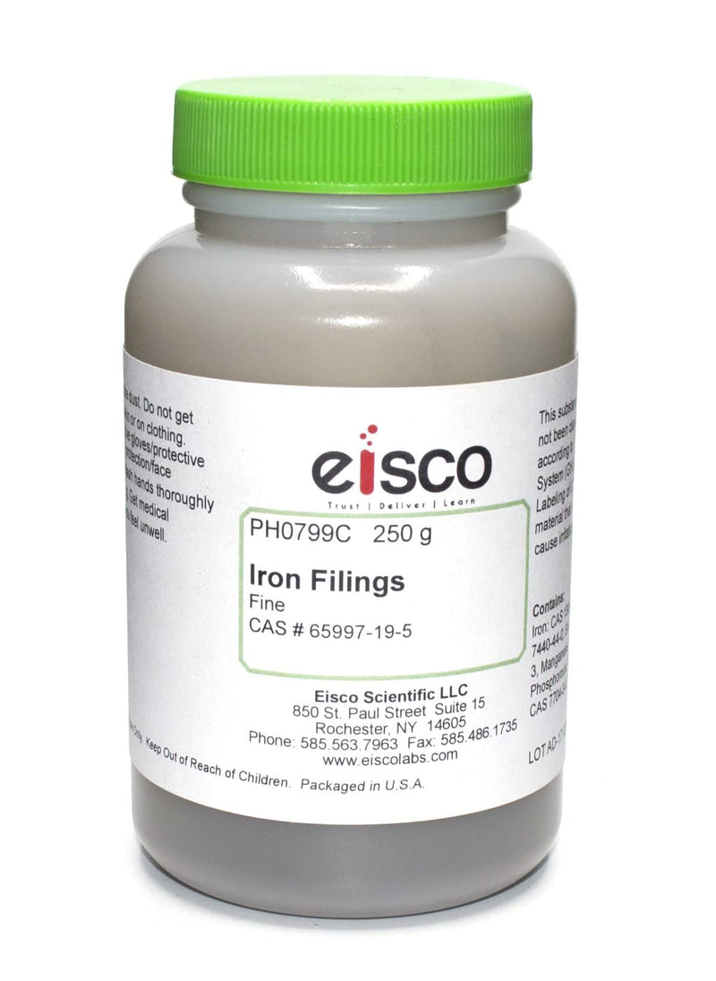 Fine Iron Filings for The Study of Magnetism, 250g - Eisco Labs - Made in The USA - NewNest Australia
