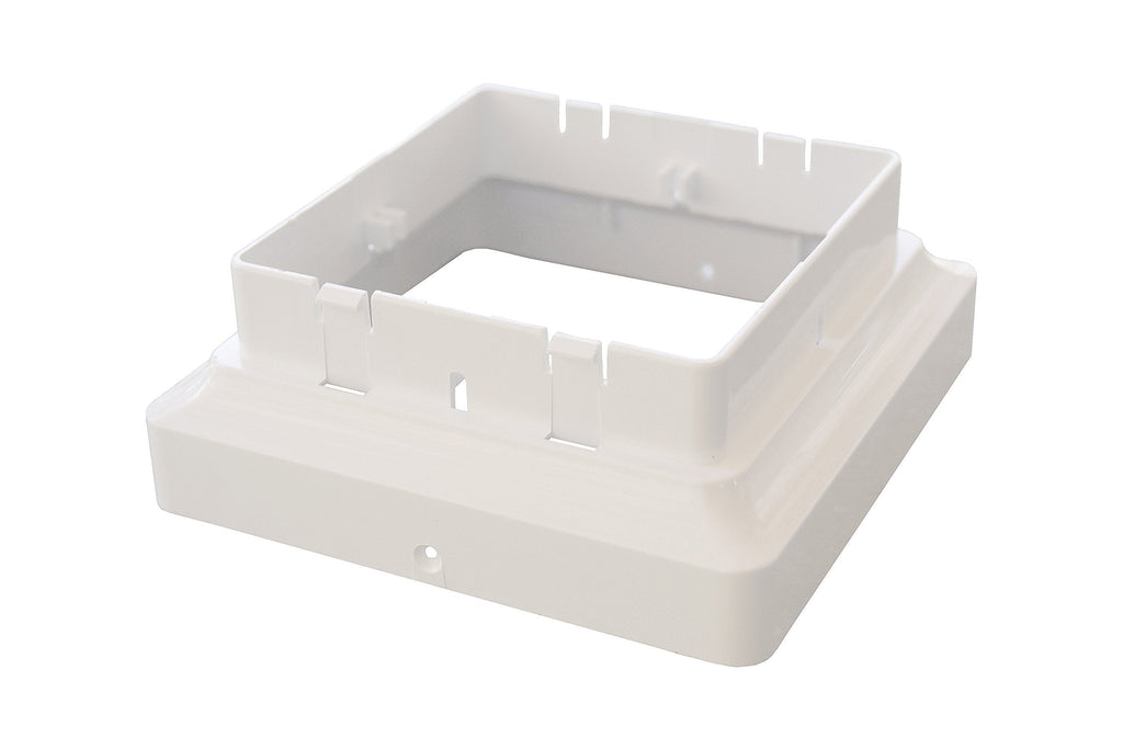 Classy Caps SL4455 5X5 Adaptor PVC, 5" x 5",White/Off-white - NewNest Australia