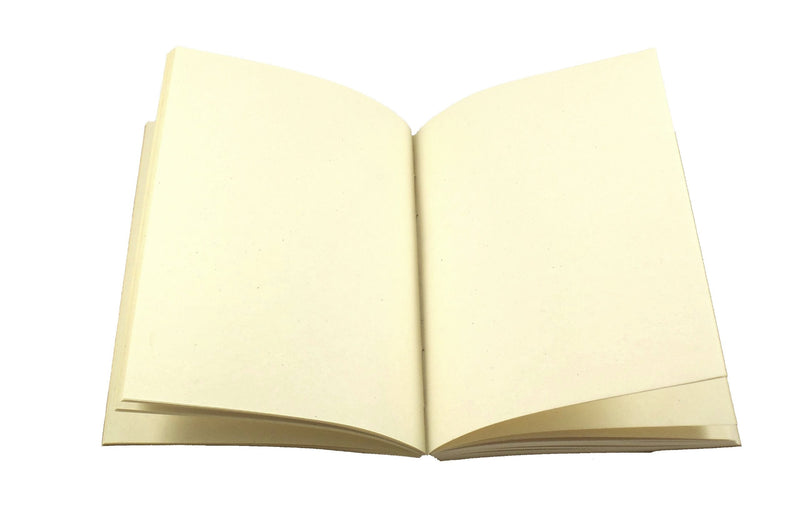 6x8" Journal Refill - Handmade Paper by Rustic Ridge, Unlined, Acid Free - 200 Pages - NewNest Australia