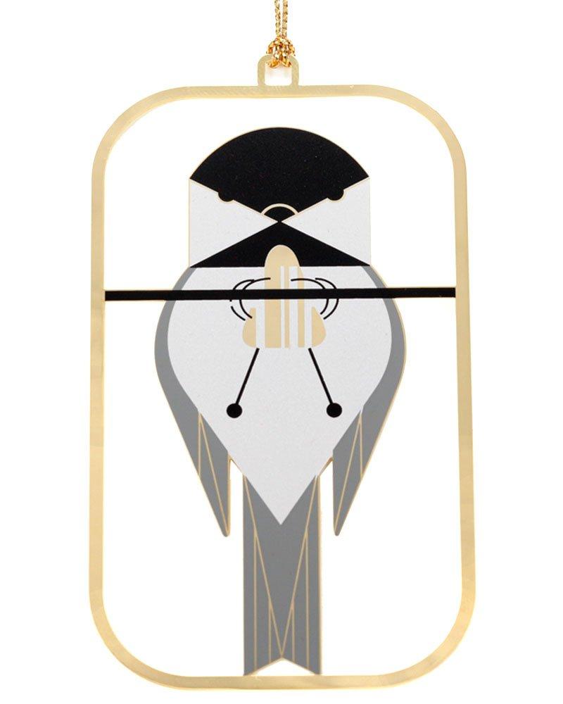 NewNest Australia - Charley Harper Adornment"Chickadee Calisthenics" 