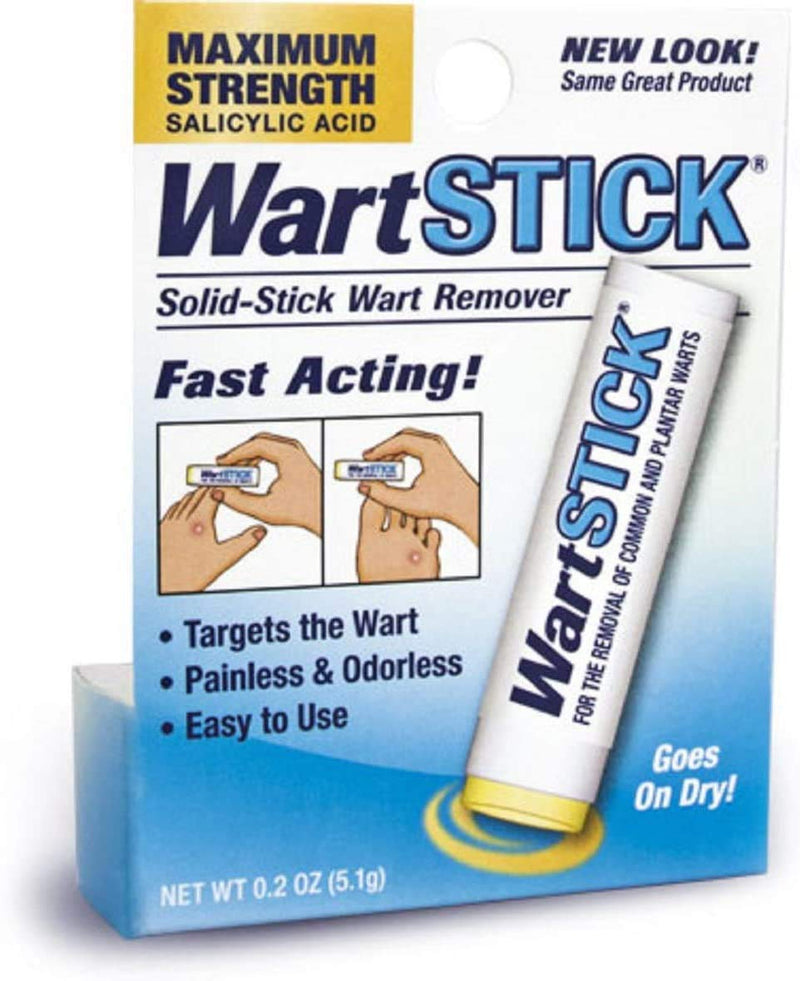 2 pack of WartStick For the Removal of Common and Plantar Warts , Maximum Strength Stick, Salicylic Acid - 5.1g - NewNest Australia