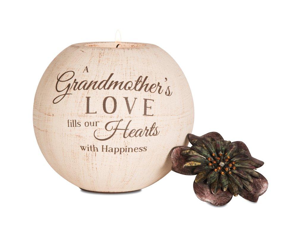 NewNest Australia - Pavilion Gift Company 19007 Light Your Way Terra Cotta Candle Holder, Grandmother, 5-Inch 