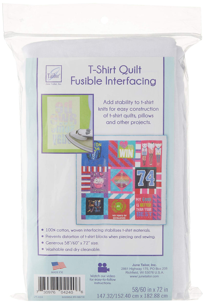 June Tailor T-shirt Project Fusible Interfacing , White - NewNest Australia