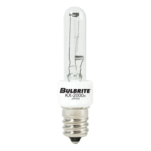 Bulbrite 473060 - 2PK - 60W - T3 - Candelabra Base - 120V - 2700K - 3,000Hrs - Dimmable - Clear - Krypton/Xenon Bulbs 2 Pack - NewNest Australia