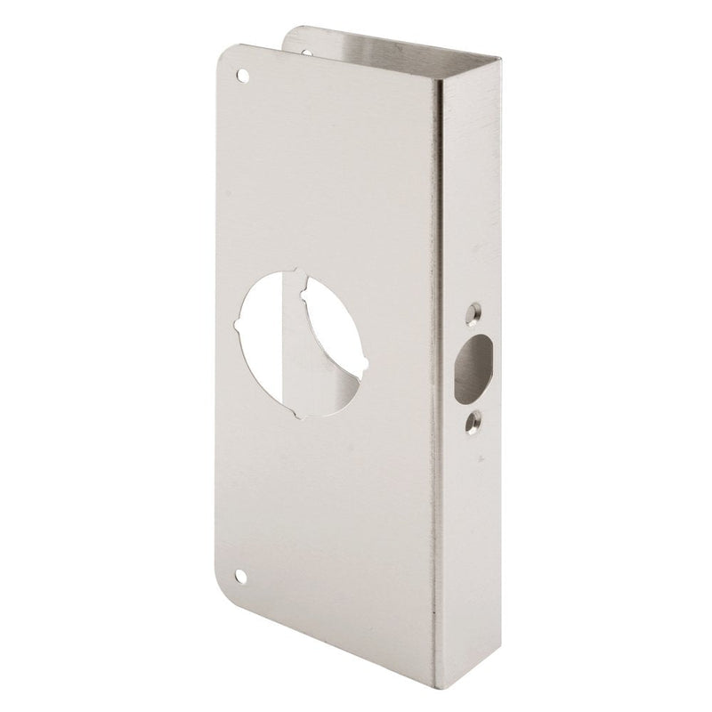 Defender Security U 9585 Door Reinforcer Non-Recessed 1-3/8-Inch Thick by 2-3/8-Inch Backset 2-1/8-Inch Bore, Stainless Steel - NewNest Australia