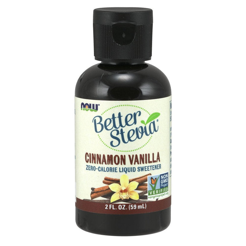 NOW Foods, Better Stevia, Liquid Zero-Calorie Sweetener, Cinnamon Vanilla Flavor, Certified Non-GMO, 2 Fl Oz - NewNest Australia