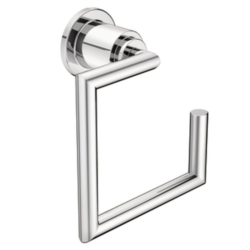 Moen YB0886CH Arris Modern Hand Towel Ring, Chrome - NewNest Australia