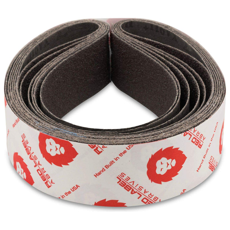 Red Label Abrasives 2 X 48 Inch 80 Grit Aluminum Oxide Metal Sanding Belts, 6 Pack - NewNest Australia