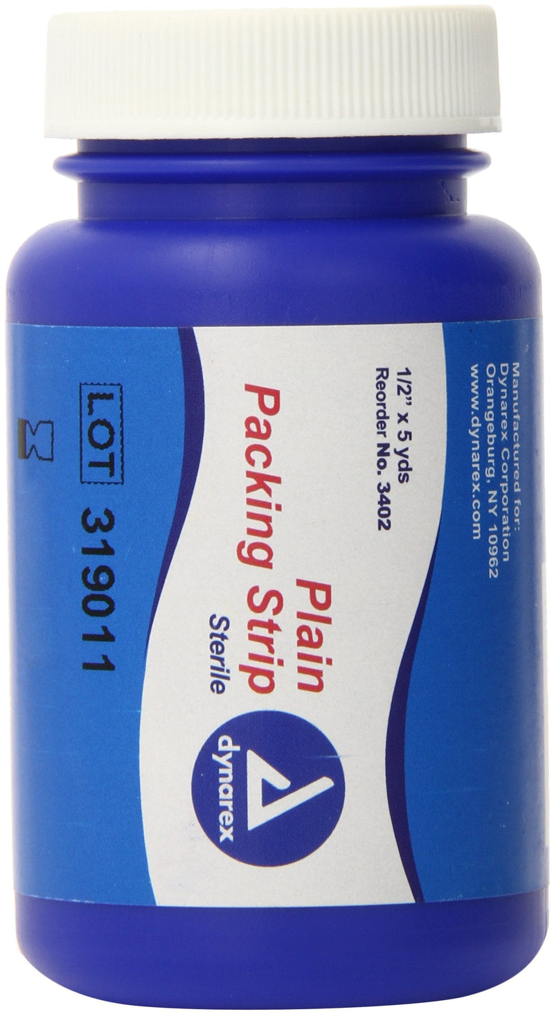 Dynarex Packing Strip Plain, Sterile, 1/2 Inches X 5 Yard - NewNest Australia