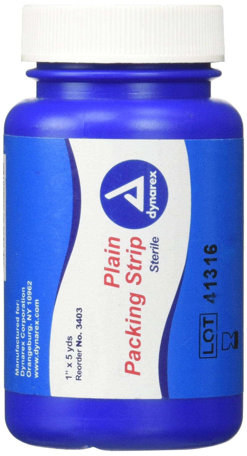 Dynarex Packing Strip Plain, Sterile, 1 Inch X 5 Yard - NewNest Australia