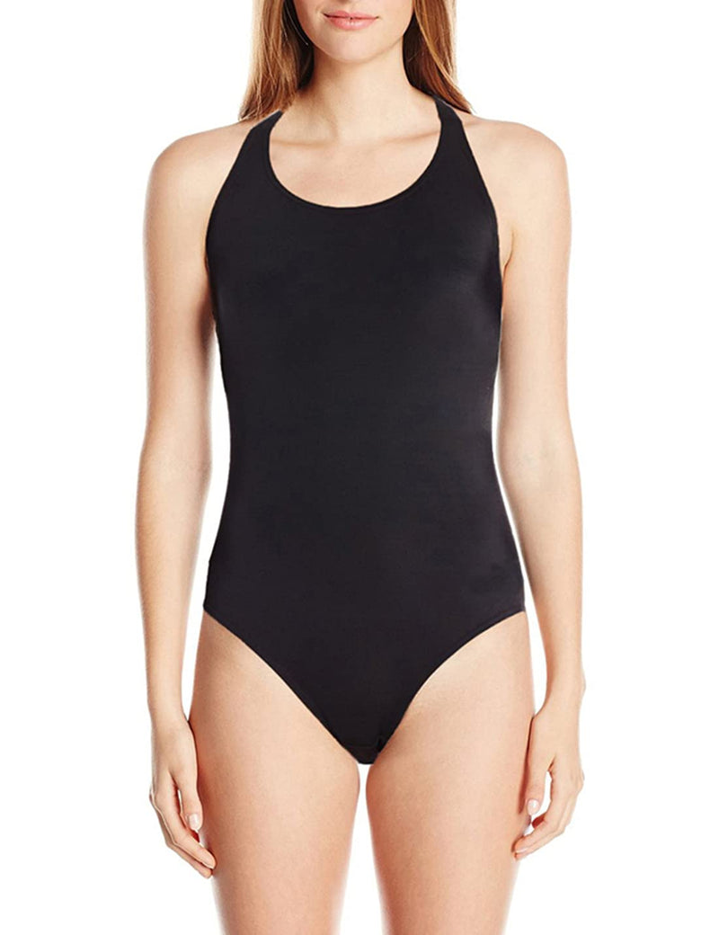 UNOW Women Pro Training Racerback Slimming One Piece Swimsuit Black Small-Medium - NewNest Australia