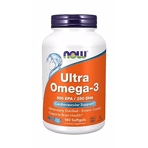 NOW Foods - Ultra Omega-3 500 EPA/250 DHA - 180 Softgels - NewNest Australia