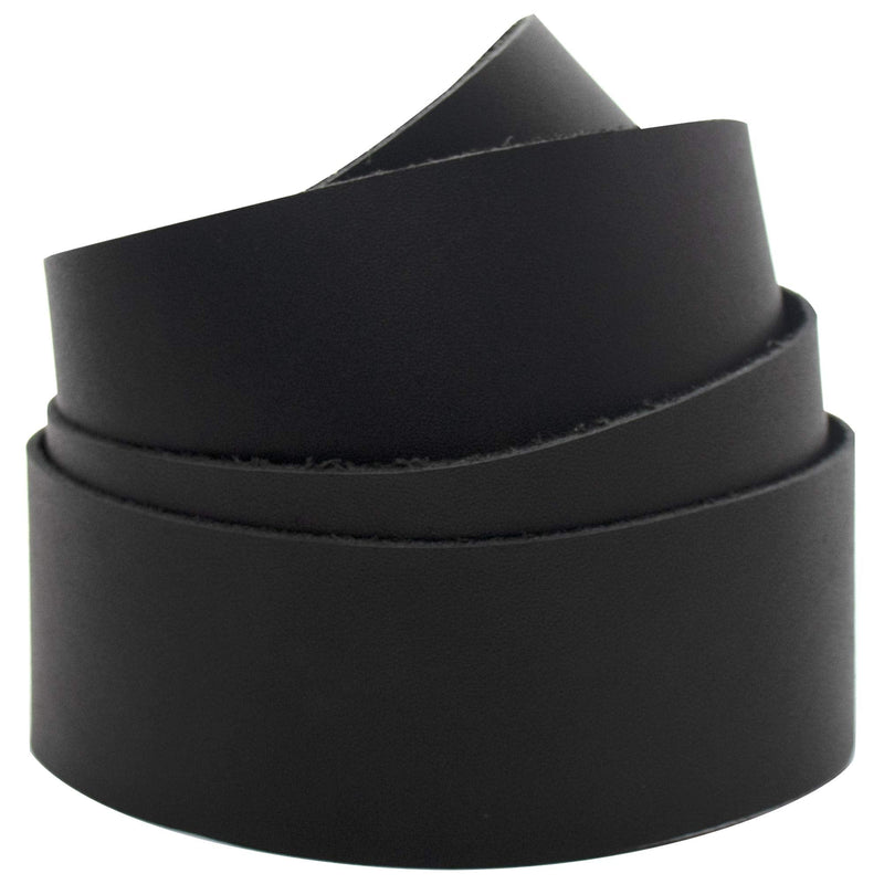 Realeather, Black Leather Strip, 1.5"x42" - NewNest Australia