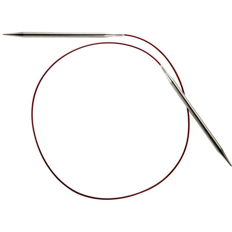 ChiaoGoo Red Lace Circular 32 inch (81cm) Stainless Steel Knitting Needle Size US 0 (2mm) 7032-0 Size US 0 (2mm) - NewNest Australia