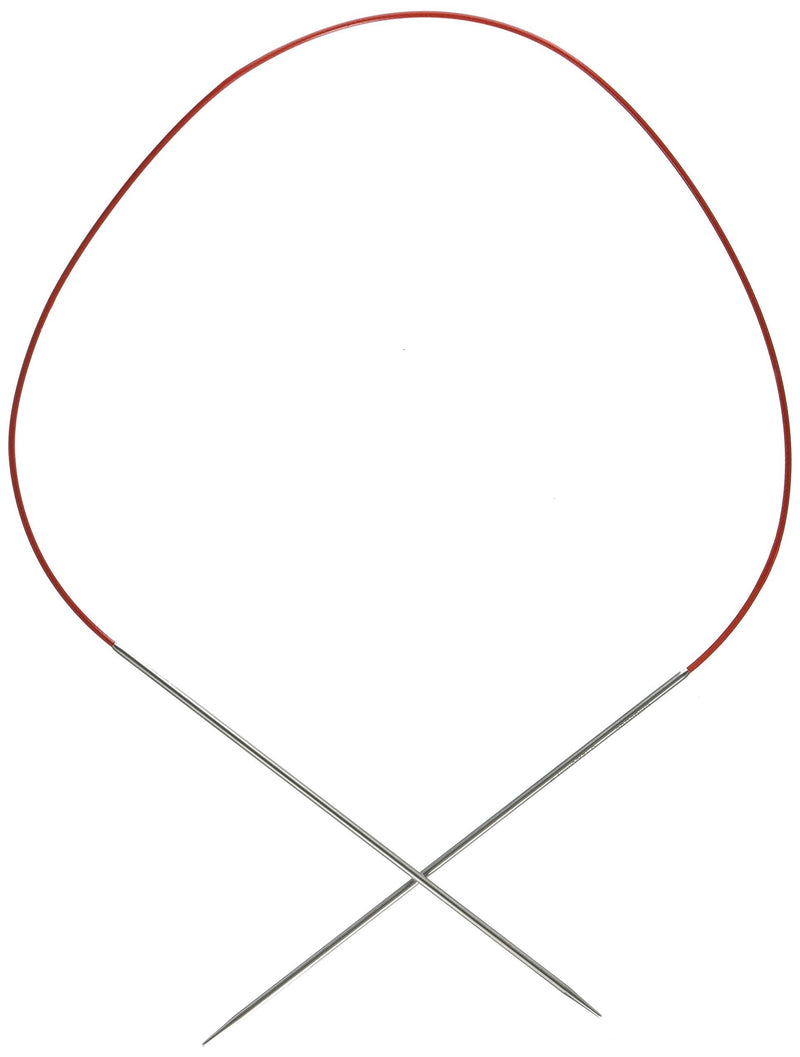 ChiaoGoo Red Lace Circular 24 inch (61cm) Stainless Steel Knitting Needle Size US 0 (2mm) 7024-0 Size US 0 (2mm) - NewNest Australia