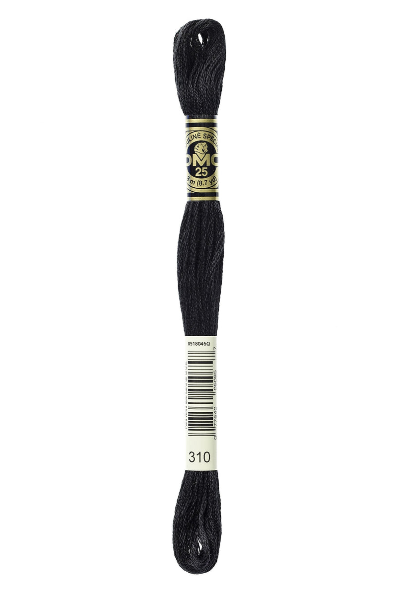 Dmc 6-Strand Embroidery Cotton 8.7yd-Black - NewNest Australia