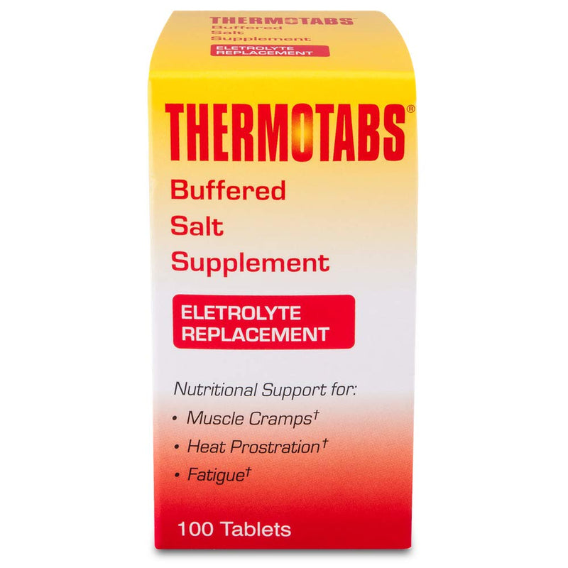 THERMOTABS Salt Supplement Buffered Tablets 100 Tablets (Pack of 2) - NewNest Australia