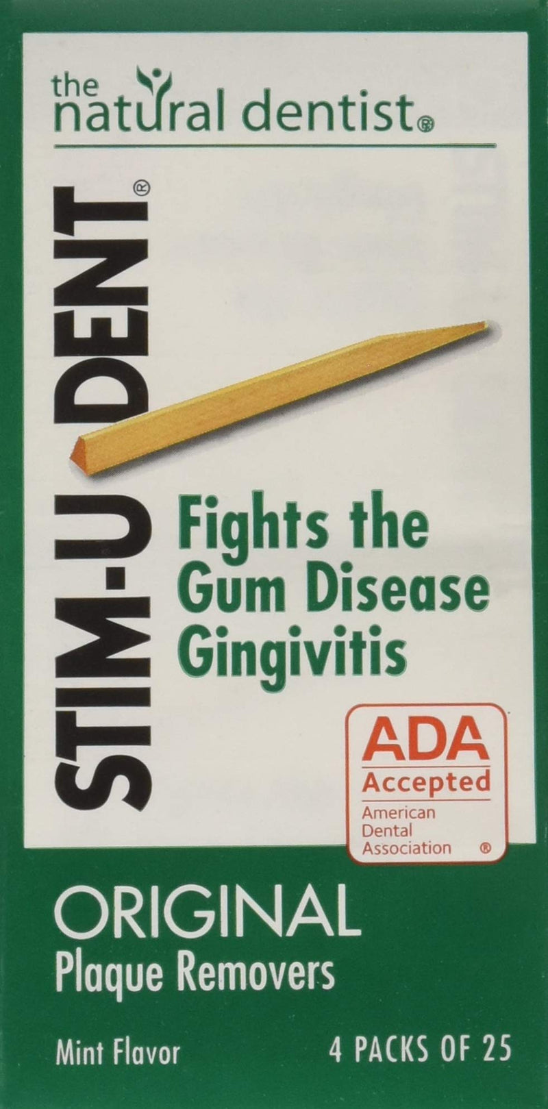 STIM-U-DENT Original Plaque Removers Mint -- 100 Toothpicks - NewNest Australia