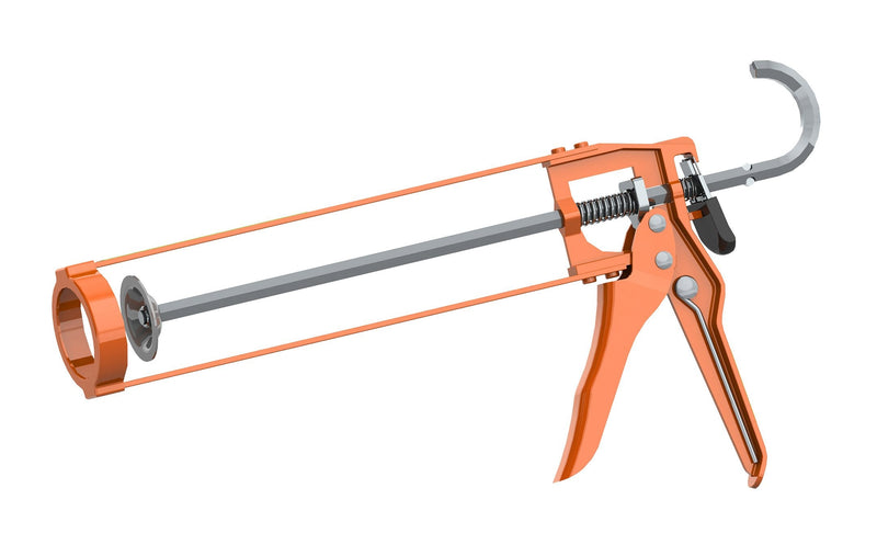 Albion Engineering Company B1 B-Line Manual Skeleton Cartridge Caulking Gun, No Drip, 1/10 Gallon (10oz), 7:1 Drive Hex Rod / Skeleton Barrel - NewNest Australia