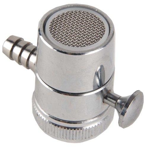 Avalon 2052-1 Faucet Aerator Water Filter Adapter with Diverter 1/8 Inch to 1/4 Inch Barb, Polished Chrome Finish, 1-Pack - NewNest Australia