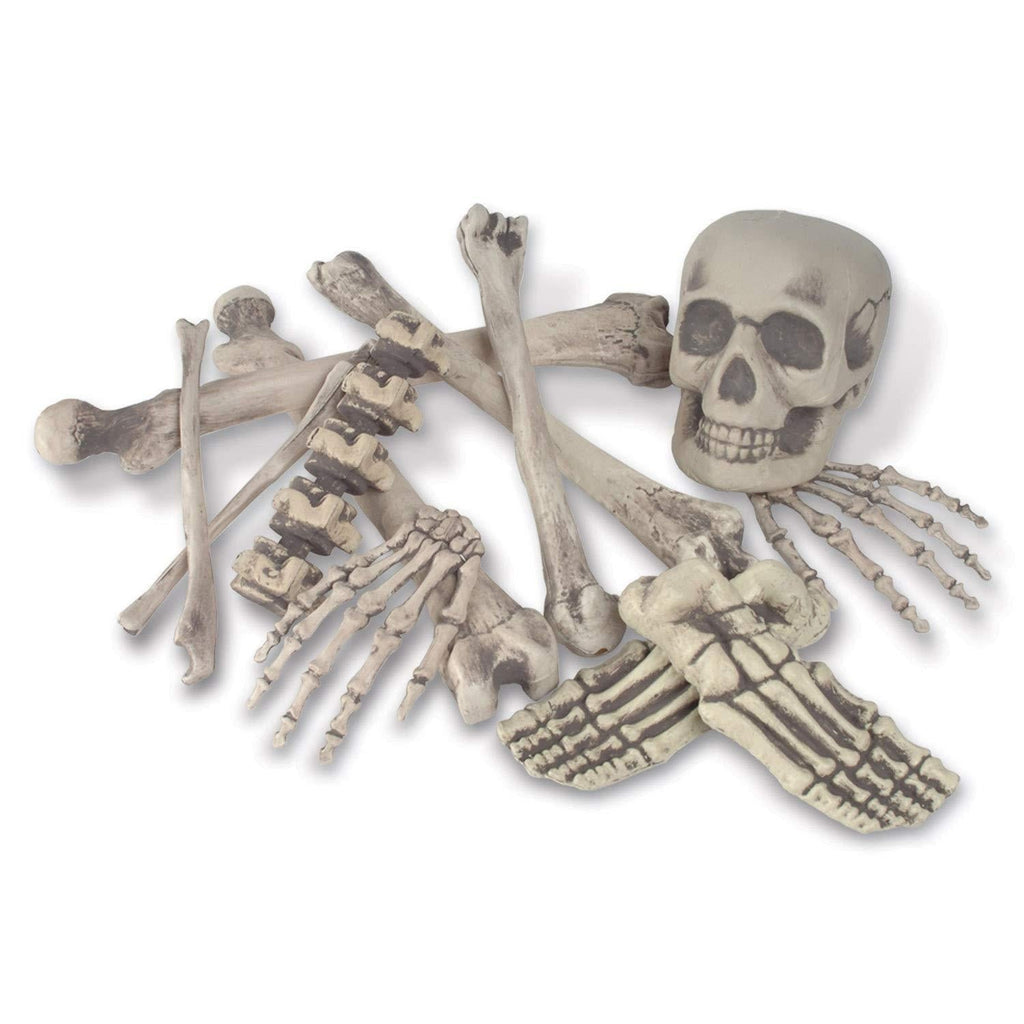 NewNest Australia - Skeleton Decoration Bone Décor, Bag of Bones, 6 inches to 16 inches, 12 Piece Set 