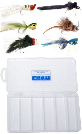 DiscountFlies Bass Fly Collections Top Water Bass & Pike Fly Assortment - NewNest Australia