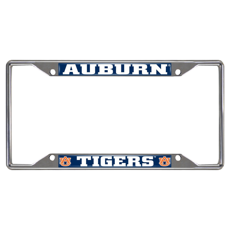 FANMATS NCAA Mens License Plate Frame Auburn University 6.25"x12.25" chrome - NewNest Australia