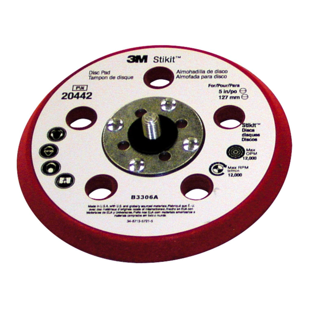 3M Stikit D/F Low Profile Disc Pad 20442, 5 in x 3/8 in x 5/16-24 External 5 Holes - NewNest Australia