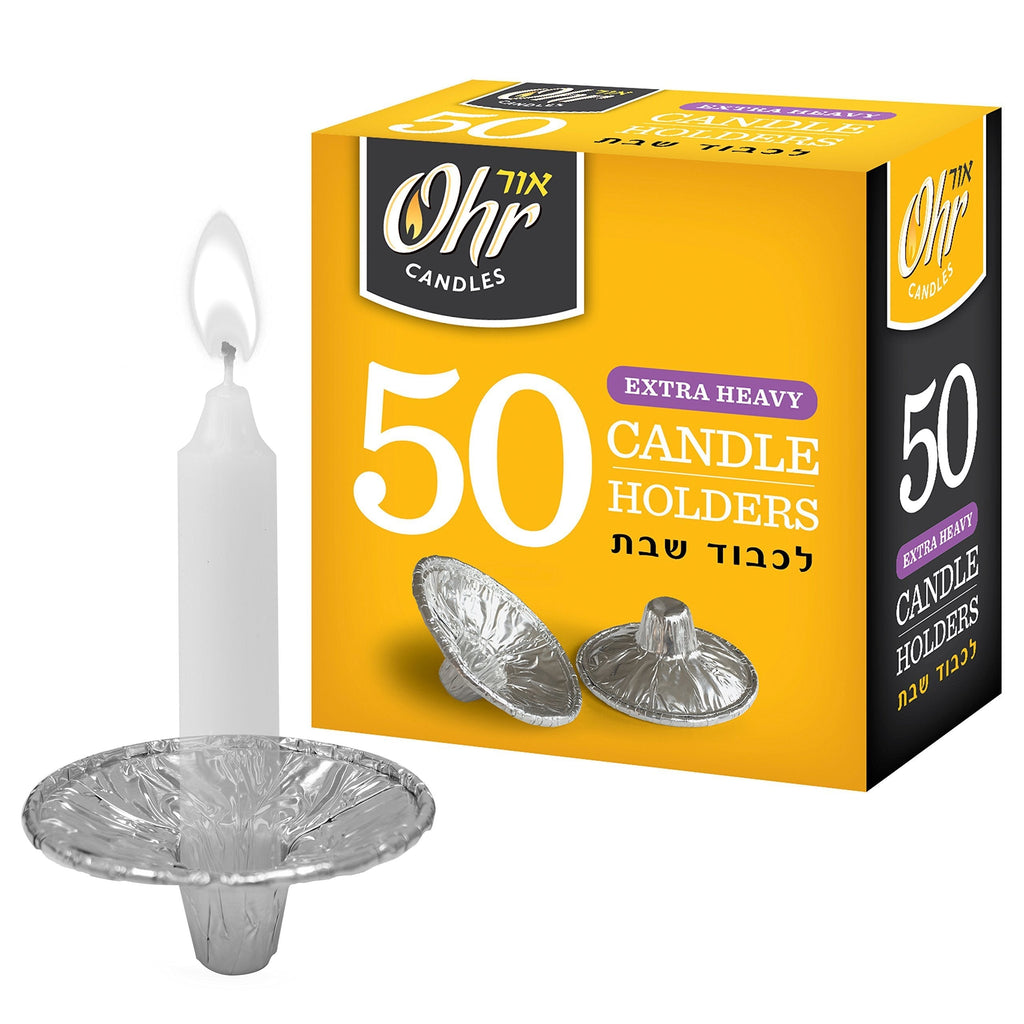 NewNest Australia - OHR Extra Heavy Disposable Aluminium Foil Candle Holder, Drip Cup Bobeches - Pack of 50 