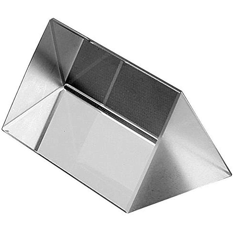 Amlong Crystal 2.5 inch Optical Glass Triangular Prism for Teaching Light Spectrum Physics and Photo Photography Prism, 60mm - NewNest Australia