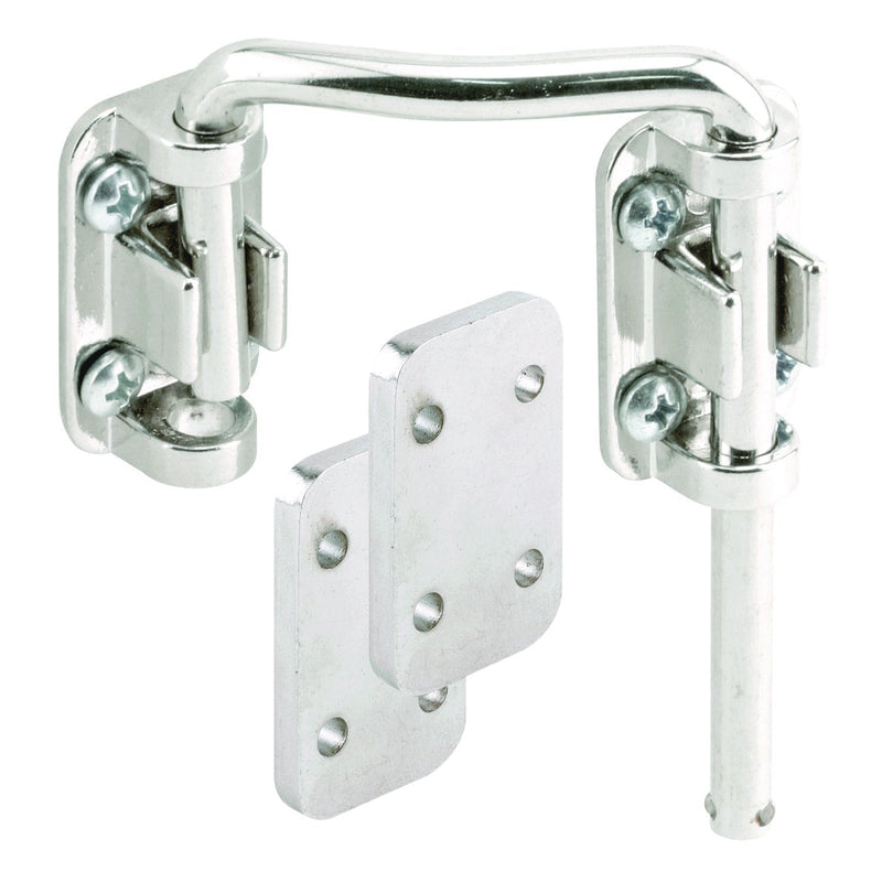 Defender Security U 10536 Steel Nickel Plated Right Hand Sliding Door Loop Lock, 2-1/4" - NewNest Australia