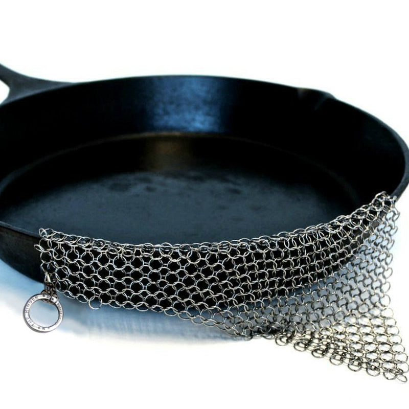The Ringer - The Original Stainless Steel Cast Iron Cleaner, Patented XL 8x6 Inch Design - NewNest Australia