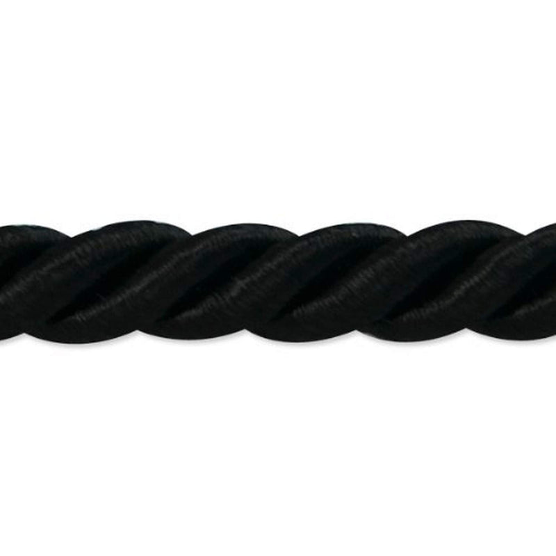 Expo International Rebekah 1/4" Twisted Cord Trim | Black| (20 Yard Cut) - NewNest Australia