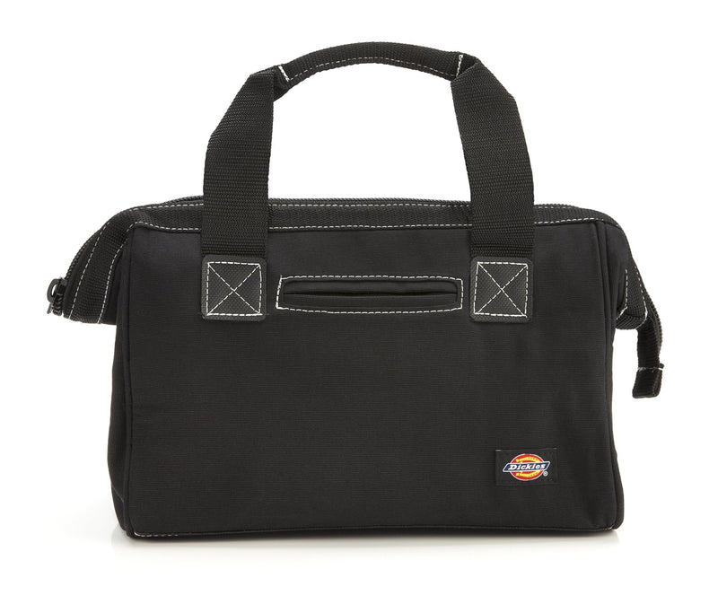 Dickies 12-Inch Durable Canvas Work Bag for Painters, Carpenters, and Builders, Heavy-Duty Zipper, Reinforced Handles, Black - NewNest Australia