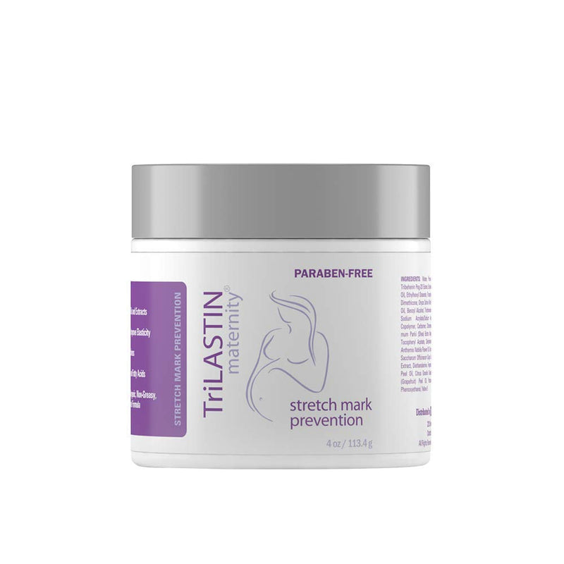 TriLASTIN Maternity Stretch Mark Prevention Cream (4oz) | Hypoallergenic and Paraben-Free | Stretch Mark Cream for Pregnancy | Skincare Gifts for Moms | Scar and Stretch Mark Remover Cream - NewNest Australia