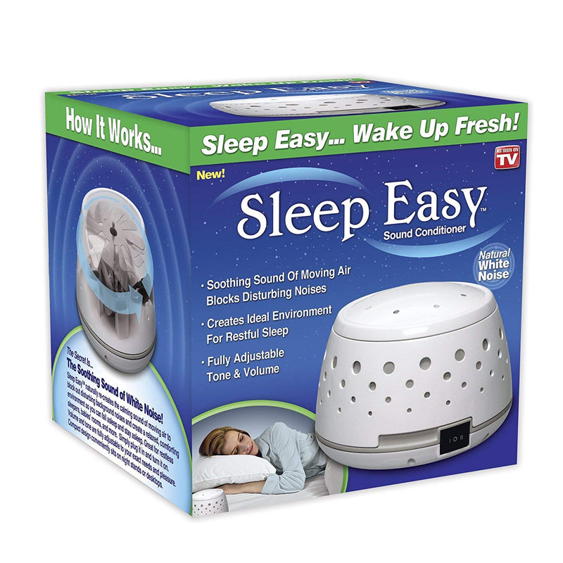 Sleep Easy Sound Conditioner, White Noise Machine Featuring Non Looping Soothing Natural Sound of Flowing Air from a Real Fan 1 Count (Pack of 1) - NewNest Australia