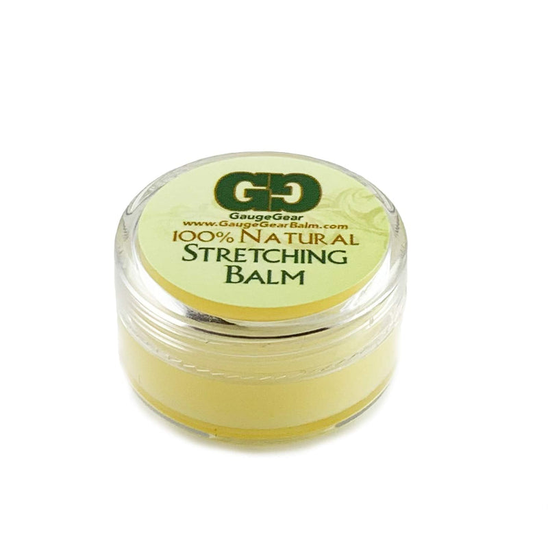 Gauge Gear Ear Stretching Balm | 10 ml Jar | Stretch Lubricant for Plugs and Tapers | Piercing Aftercare | Stretched or Damaged Skin Care | All Natural Moisturizing Salve w/Jojoba - NewNest Australia