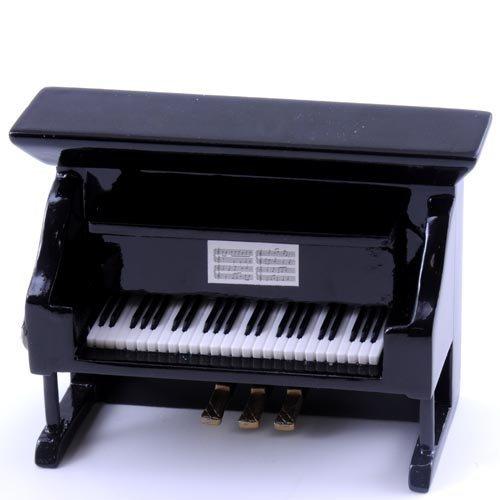 NewNest Australia - 3.5" Black Upright Piano Ornament 