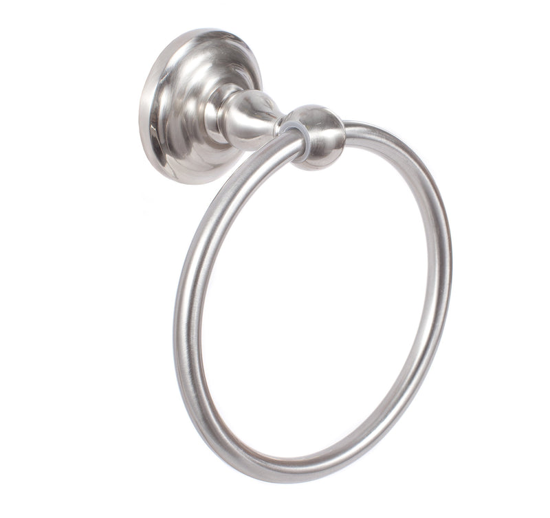 Sure-Loc Hardware BL-TR1 15 Boulder Towel Ring, Satin Nickel - NewNest Australia