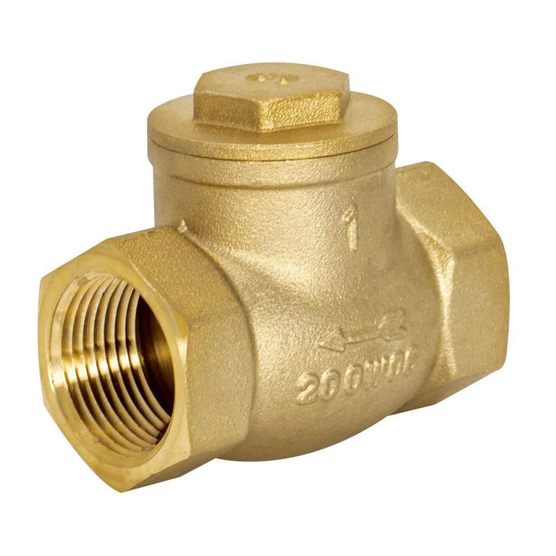 EZ-FLO 20425LF, Brass Swing Check Valve, 1" IPS - NewNest Australia