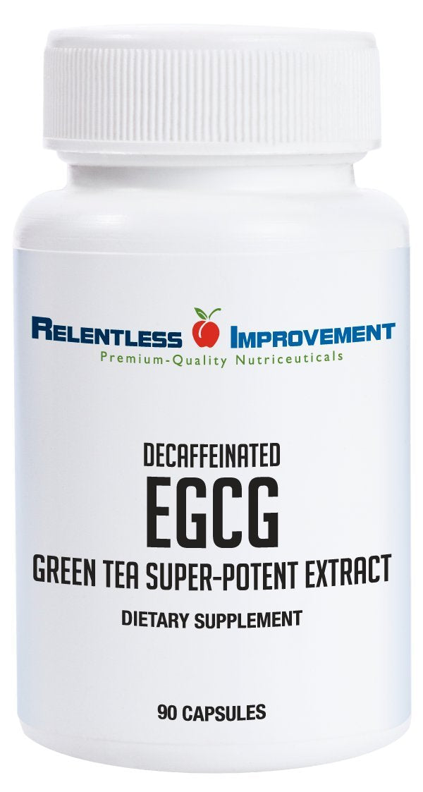 Relentless Improvement EGCG Green Tea Extract 670mg Extract Per Capsule Standardized to 98%+Polyphenols 60% EgCG Very Low Caffeine Zinc Ionophore - NewNest Australia