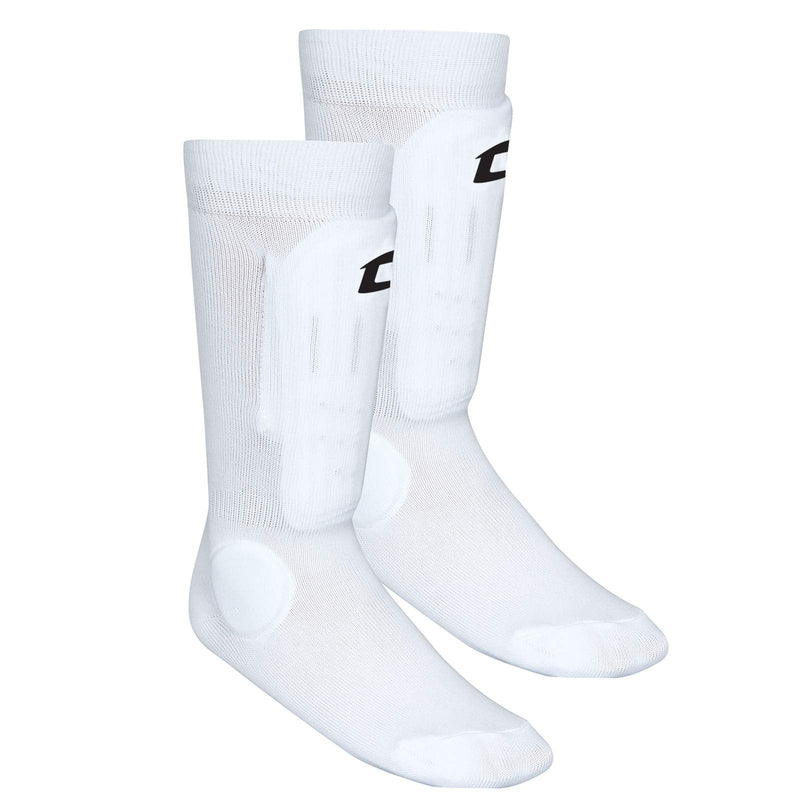 CHAMPRO Sock Style Shin Guard XXS xs WHITE - NewNest Australia