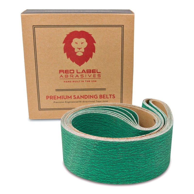 Red Label Abrasives 2 X 36 Inch 120 Grit Metal Grinding Zirconia Sanding Belts, 6 Pack - NewNest Australia
