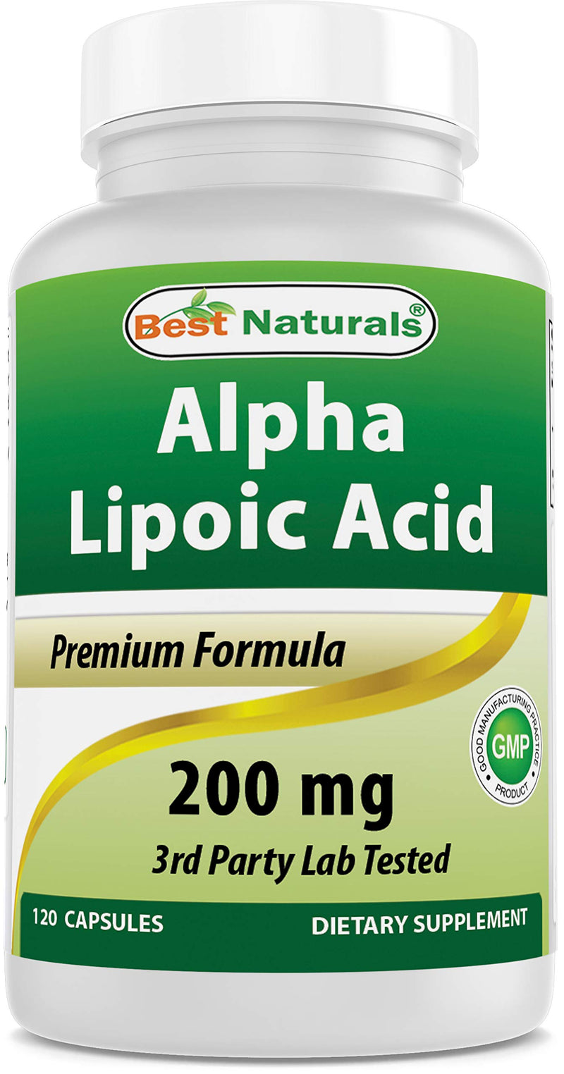 Best Naturals Alpha Lipoic Acid 200 Mg 120 Capsules 120 Count (Pack of 1) - NewNest Australia